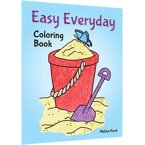easy everyday coloring book